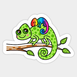 Baby Chameleon Sticker